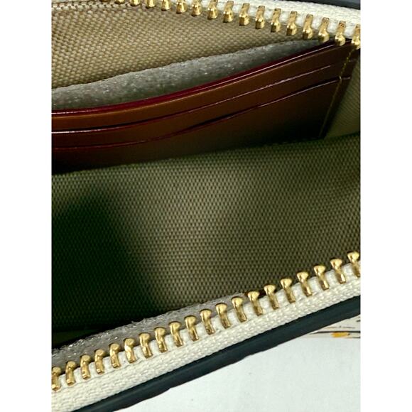 COACH Swinger 20 Floral Print Leather Bag Color is Chalk Multi NWT - Picture 9 of 11